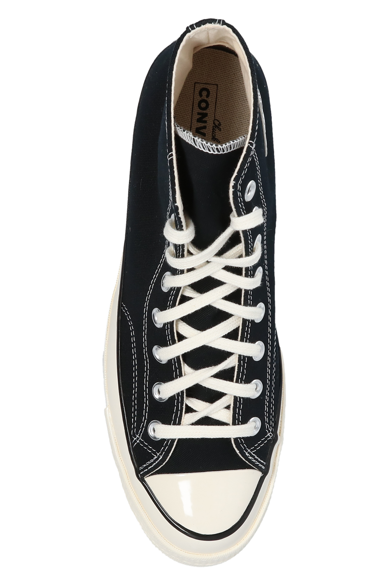 Black converse high tops 70s online